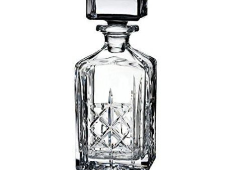 Marquis By Waterford Brady Collection 32oz Decanter, 3.8 x 3.8 x 9.5 Inches, Clear Crystalline Discount