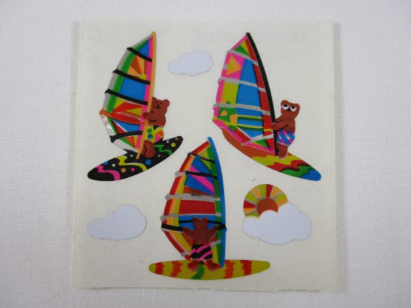 Sandylion Bears Prismatic Sail Sticker Sheet   Module - Vintage & Collectible For Cheap