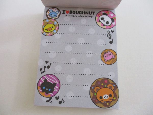 Cute Kawaii  Q-Lia I ♥ Doughnut Mini Notepad   Memo Pad - Stationery Designer Paper Collection Online Sale