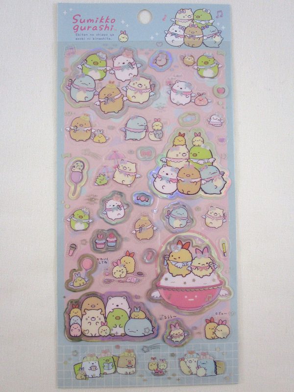 Cute Kawaii San-X Sumikko Gurashi Glitter Sticker Sheet 2024 - B - for Planner Journal Scrapbook Craft (Copy) Online Sale