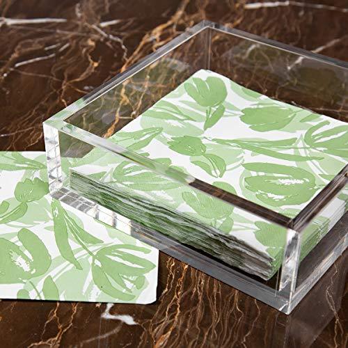 CY craft Acrylic Cocktail Paper Napkin Holder,Decorative Clear Cocktail Napkin Caddy Beverage Napkin holder,Pack of 1 For Discount