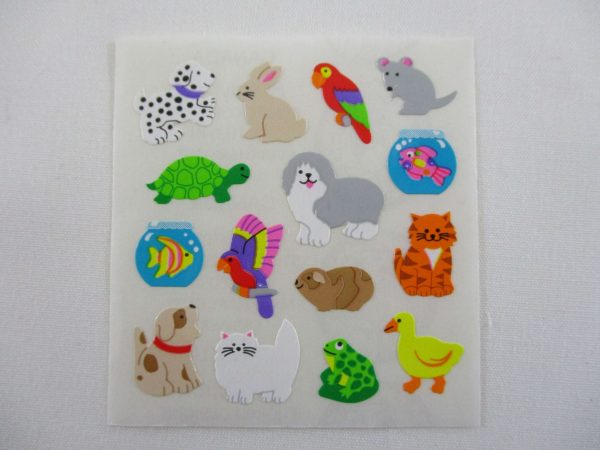 Sandylion Pet Animals Sticker Sheet   Module - Vintage & Collectible For Cheap