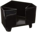 Co-Rect Plastic Bar Caddy with Triangular Design, Black For Cheap