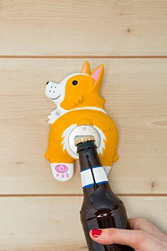 BigMouth Inc. Corgi Butt Bottle Opener – Hilarious Wall Mounted Bottle Opener, Fun Home Bar Accessories – Makes a Great Gift Idea Online Sale