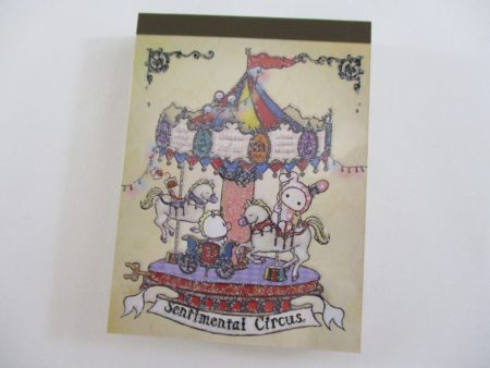 Cute Kawaii San-X Sentimental Circus Mini Notepad   Memo Pad - K - Vintage Rare Discount