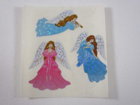 Sandylion Angels Glitter Sticker Sheet   Module - Vintage & Collectible Hot on Sale