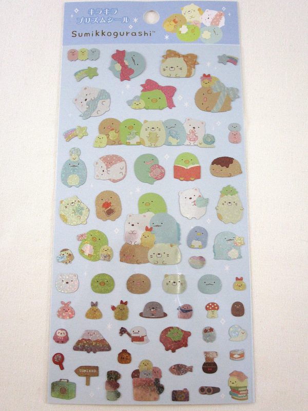 Cute Kawaii San-X Sumikko Gurashi Glitter Sticker Sheet 2024 - A - for Planner Journal Scrapbook Craft Online