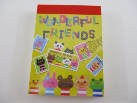 Cute Kawaii Kamio Wonderful Friends Mini Notepad   Memo Pad - Stationery Designer Paper Collection Hot on Sale