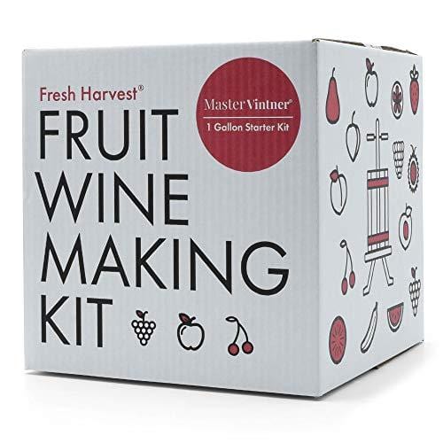 Master Vintner Fresh Harvest One Gallon Small Batch Fruit Wine Making Kit Supply