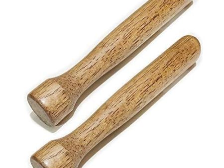 2 Wood Muddler for Cocktails Mojito Drinks, 8 Inch Durable Wooden Muddler Set Pestle Kitchen Bar Tools and Bartender Gadgets Discount