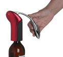 Rabbit Original Vertical Lever Corkscrew Wine Opener with Foil Cutter and Extra Spiral (Candy Apple Red) on Sale