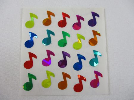 Sandylion Animals Music Notes Prismatic Sticker Sheet   Module - Vintage & Collectible Online