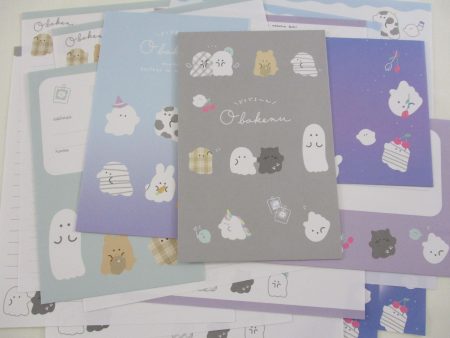 Cute Kawaii Crux Ghost Letter Sets Stationery - writing paper envelope Cheap