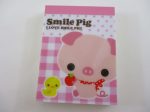 Cute Kawaii Q-Lia Pig Smile Mini Notepad   Memo Pad - Stationery Design Writing Collection Online now