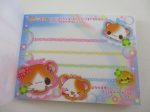 Cute Kawaii Kamio Hamster Hamu Hamu Mini Notepad   Memo Pad - Stationery Designer Paper Collection Online now