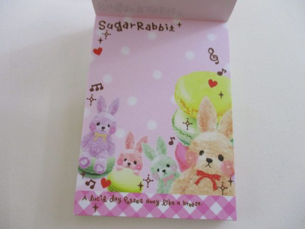 Cute Kawaii Q-Lia Sugar Rabbit Mini Notepad   Memo Pad - Stationery Designer Paper Collection on Sale