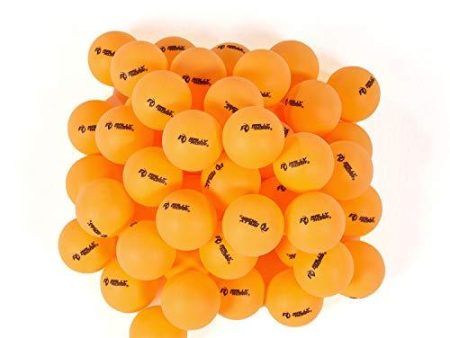 Rally and Roar Beer Pong Balls, 50 Count, 40mm, Orange - Colored Beer Pong Balls for Parties - Washable, Dent-Resistant Beer Pong Ball Set for Beer Pong Shots Game - Premium Table Tennis Accessories Discount