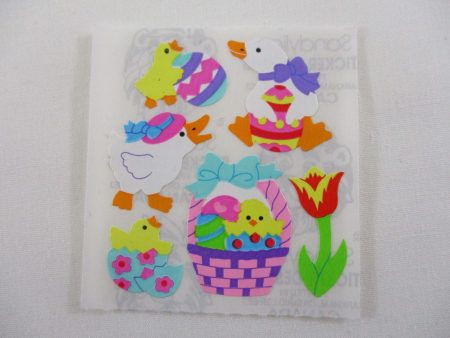 Sandylion Ducks Chicks Easter Egg Sticker Sheet   Module - Vintage & Collectible For Sale