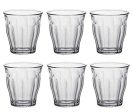 Duralex Made In France Picardie Clear Tumbler, Set of 6, 3-1 8 Ounce Hot on Sale