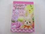 Cute Kawaii Q-Lia Sugar Rabbit Mini Notepad   Memo Pad - Stationery Designer Paper Collection on Sale