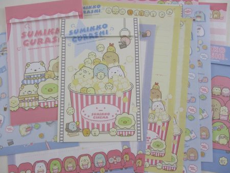 Cute Kawaii San-X Sumikko Gurashi Movie Theater Time Theme Letter Sets - Writing Paper Envelope Stationery Penpal For Cheap