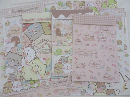 Cute Kawaii San-X Sumikko Gurashi Bakery Patisserie Cookie Letter Sets - Writing Paper Envelope Stationery Penpal Online