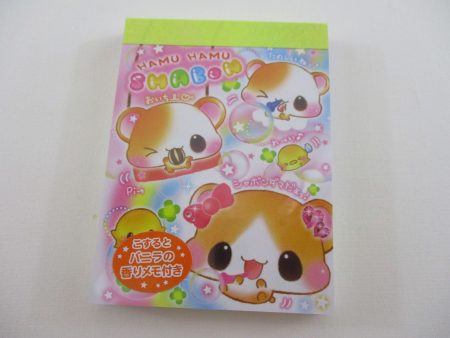 Cute Kawaii Kamio Hamster Hamu Hamu Mini Notepad   Memo Pad - Stationery Designer Paper Collection Online now