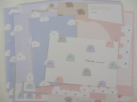 Cute Kawaii Kamio Cloud Ghost Rabbit Dog Usa Sampo Letter Sets Stationery - writing paper envelope Supply