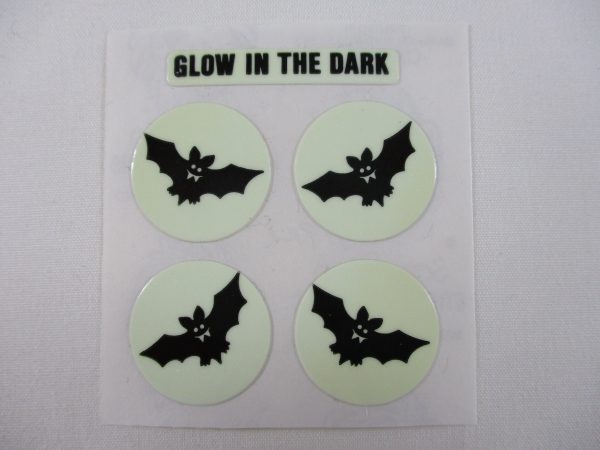 Sandylion Bats Glow in the Dark Sticker Sheet   Module - Vintage & Collectible on Sale