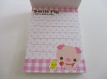 Cute Kawaii Q-Lia Pig Smile Mini Notepad   Memo Pad - Stationery Design Writing Collection Online now