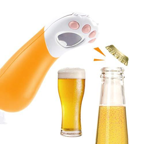 Beer Coke Bottle Opener Cute Cat Paw Easily Removes Bottle Caps Good Presents for Cat lovers and Unique Party Favors (Orange) on Sale