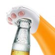 Beer Coke Bottle Opener Cute Cat Paw Easily Removes Bottle Caps Good Presents for Cat lovers and Unique Party Favors (Orange) on Sale