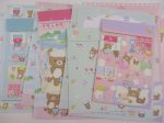 Cute Kawaii San-X Rilakkuma Bear Spa Onsen Letter Sets - Stationery Writing Paper Envelope Online Sale