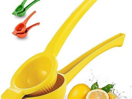 Zulay Premium Quality Metal Lemon Squeezer, Citrus Juicer, Manual Press for Extracting the Most Juice Possible Fashion