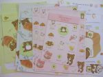 Cute Kawaii San-X Rilakkuma Bakery Letter Sets - Collectible Stationery Writing Paper Envelope Online Sale