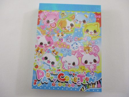 Cute Kawaii  Q-Lia Cat Dog Party Collection Mini Notepad   Memo Pad - Stationery Designer Paper Collection Hot on Sale