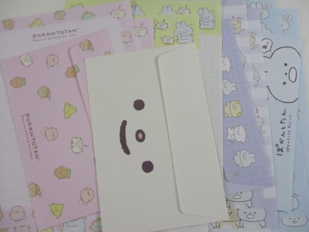 Cute Kawaii San-X Gakantotan Rabbit Letter Sets B - Writing Paper Envelope Stationery Penpal For Discount