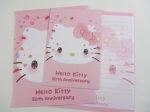 Cute Kawaii Sanrio Hello Kitty 50th Anniversary Letter Set - Writing Papers Envelope Stationery Gift preowned on Sale