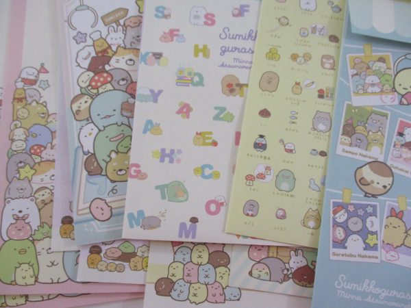 Cute Kawaii San-X Sumikko Gurashi Friends Collage Retro Letter Sets - A Writing Paper Envelope Stationery Penpal Discount