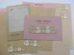 Cute Kawaii Q-Lia Bunny Rabbit Friends Letter Sets - Writing Paper Envelope Stationery Discount