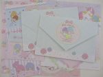 Cute Kawaii Little Twin Stars Letter Sets - Penpal Stationery Writing Paper Envelope Fashion