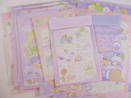 Cute Kawaii San-X Sumikko Gurashi Tea Time Dreamy Letter Sets - Writing Paper Envelope Stationery Penpal Gift For Cheap