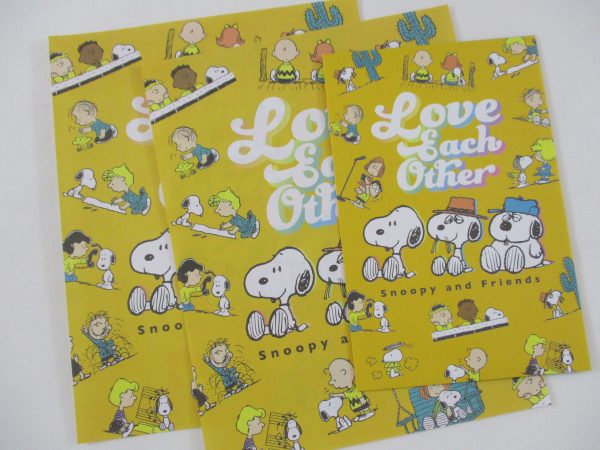 Cute Kawaii Peanuts Snoopy and Friends Letter Set - Stationery Writing Paper Penpal Collectible Online Hot Sale