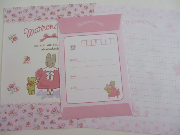 Cute Kawaii Sanrio Marron Cream Rabbit Letter Set 2023 - Writing Papers Envelope Online Hot Sale