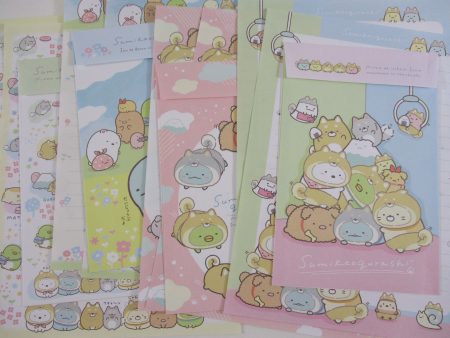 Cute Kawaii San-X Sumikko Gurashi puppies Letter Sets - Writing Paper Envelope Stationery Penpal Fashion