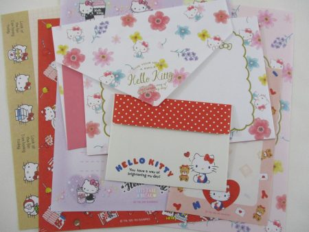 Cute Kawaii Hello Kitty Letter Sets - Writing Paper Envelope Stationery - Collectible - Preowned on Sale