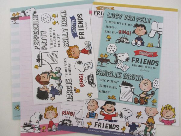 Peanuts Snoopy Letter Sets - P - Stationery Writing Paper Envelope Online Hot Sale