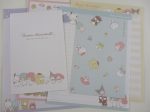 Cute Kawaii Little Twin Stars Hello Kitty Keroppi Pochacco Badz Pekkle Kuromi My Melody Tuxedosam Purin Cinnamoroll Letter Sets - Writing Paper Envelope Stationery For Cheap