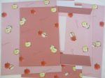 Cute Kawaii Q-Lia Hedgehog Apple Moime Letter Sets - Writing Paper Envelope Stationery Discount