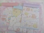 Cute Kawaii San-X Funwarinecolon Fluffy Cat Letter Sets 2023 on Sale